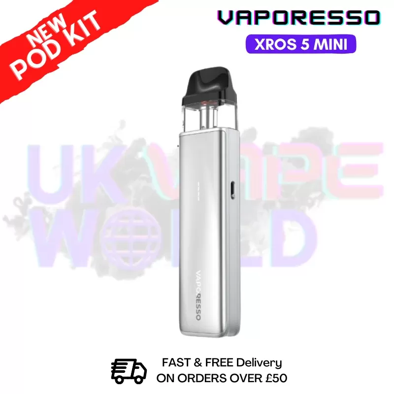 Titanium Silver Vaporesso Xros 5 Mini Pod Kit