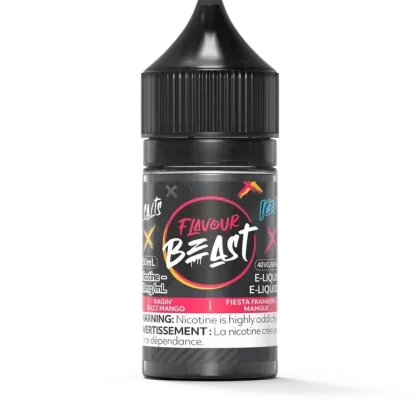 Flavour Beast E-Liquid – Ragin’ Razz Mango Iced – 30 ML