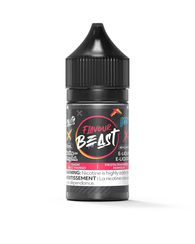 Flavour Beast E-Liquid – Ragin’ Razz Mango Iced – 30 ML