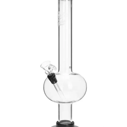 Glowfly Glass 15″ Bubble Bong w/ Removable Base - Vape Store