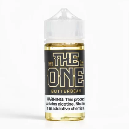 The One – Butterbean 100mL Vanilla Butterscotch E-Juice - Vape Product, Vape Product (E5347F)