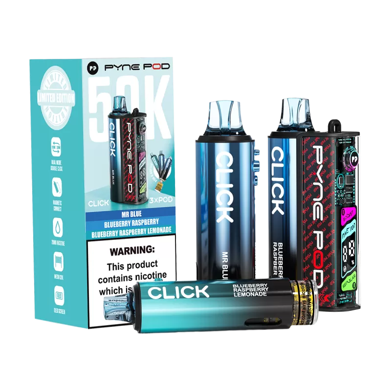 Pyne Pod Click 50K Kit - Cherry Edition - Vapeshop Co