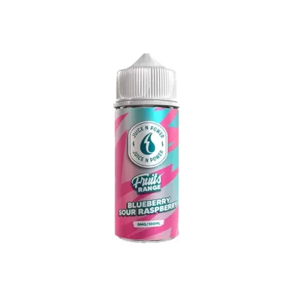 JNP Blueberry Sour Raspberry 100ml Shortfill E Liquid - Strength#0mg