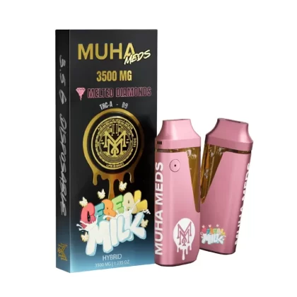 Muha Meds Melted Diamonds THC-A + Delta 9 Vaporizer – 3500mg