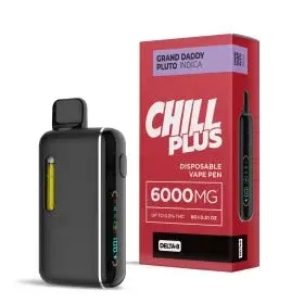6000mg D8 Vape Pen – Grand Daddy Pluto – Indica – 6ml – Chill Plus - Ejuicewarehouse