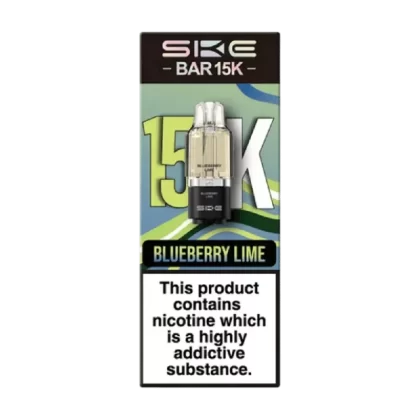 SKE Bar 15K Refill Pod Blueberry Lime - Nicotine Strength#20mg (9E2BB5)
