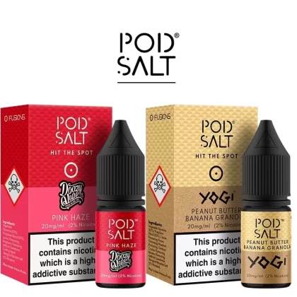 5 Pod Salt Nic Salt E Liquids 10ml – All Flavours – TPD - Vapestorm Co