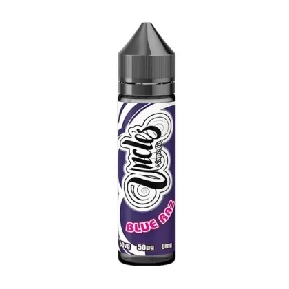 Blue Raz 50ml Shortfill E-liquid by Uncles Vape Co