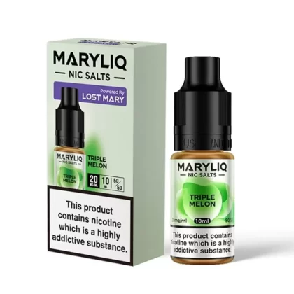 Triple Melon Nic Salt E-Liquid by Lost Mary Maryliq (10ml) - 20mg