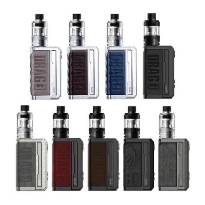 VooPoo Drag 3 with TPP-X Tank 177W Pod Mod Starter Kit - Black, Black Red