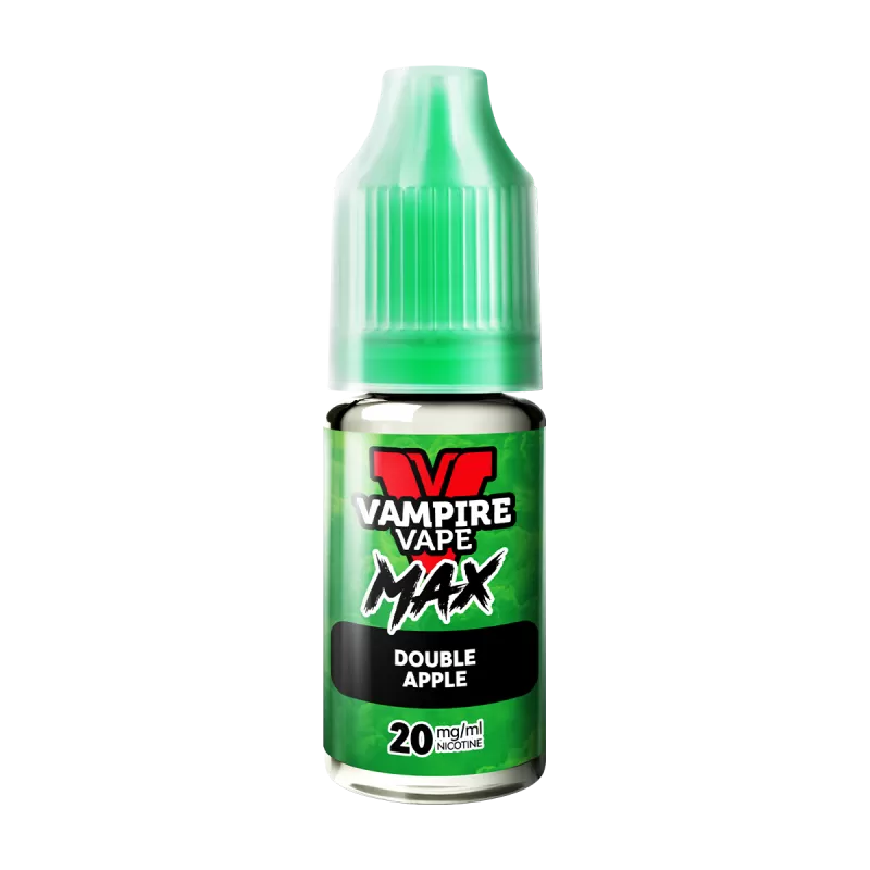 Double Apple Vampire Vape Max Nic Salt - 5mg - Vape Product (D48BFF)