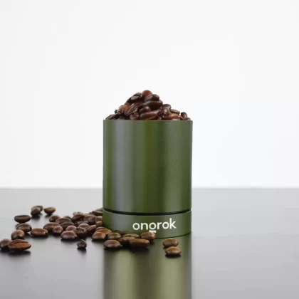 Ongrok Aluminum Metal Storage Jar - Gold
