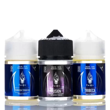 Halo E-Liquid - No Nicotine Vape Juice - 60ml - Turkish Tobacco