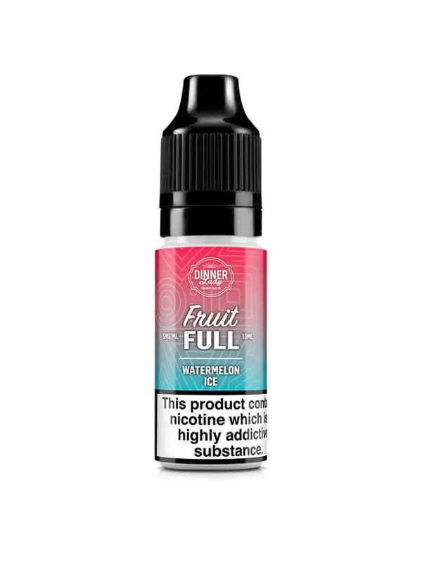 Watermelon Ice Fruit FULL Nic Salt E-Liquid by Dinner Lady - 10mg