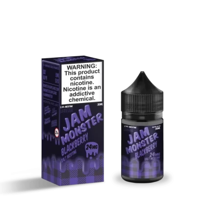 Jam Monster Salts Blackberry 30ml Nic Salt Vape Juice - Vape Product