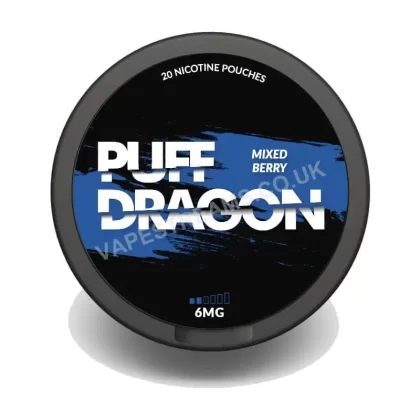 Puff Dragon Mixed Berry Nicotine Pouch - Vapestreams Co