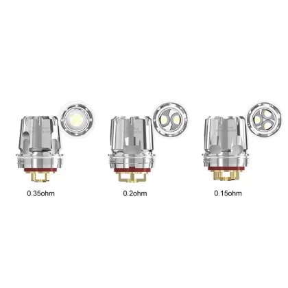 Wismec WT Coils Head for Trough Tank 5PCS-Pack - WT03 Triple 0.15ohm Head