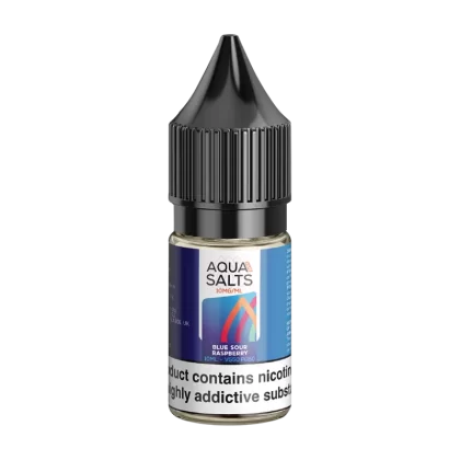 Blue Sour Raspberry Nic Salt by Aqua Salts 10ml - Vapeshop Co