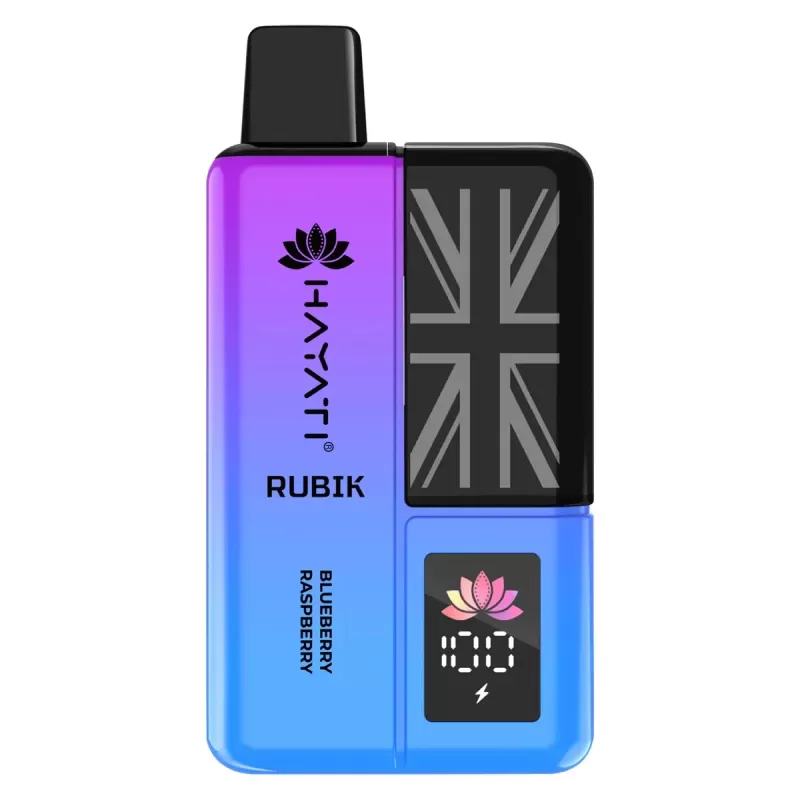 Hayati Rubik 7000 Disposable Vape Kit - Blue Sour Raspberry pack of 5 - Image 2