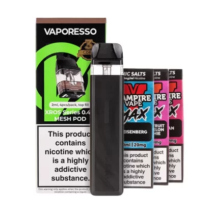 Vaporesso XROS 6 Mini Pod Kit Bundle - Black / 0.8ohm