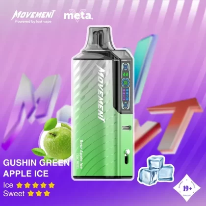 Lost Vape Movement LV 18K Disposable Vape – Gushin Green Apple Ice