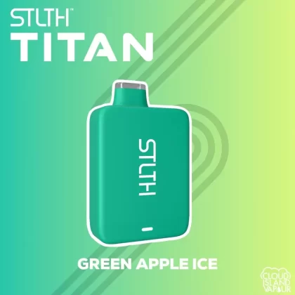 STLTH TITAN 10K Disposable Vape – Green Apple Ice