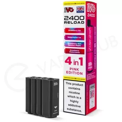 Pink Edition IVG 2400 Prefilled Pods