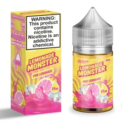 Pink Lemonade 30ml Nic Salt Vape Juice – Lemonade Monster - Vape Product