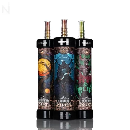 Olit Shishalit 30K 30000 Puffs Disposable Vape - 3.5% Nic - 25mL - Tarot Image - Grape Mint