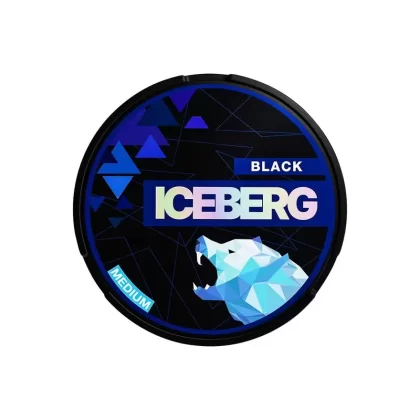 Iceberg Black Nicotine Pouches - Strength#20mg (D8B4D8)