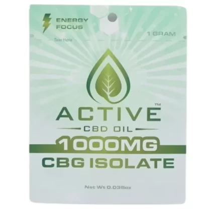 Active CBD CBG Isolate 1000mg