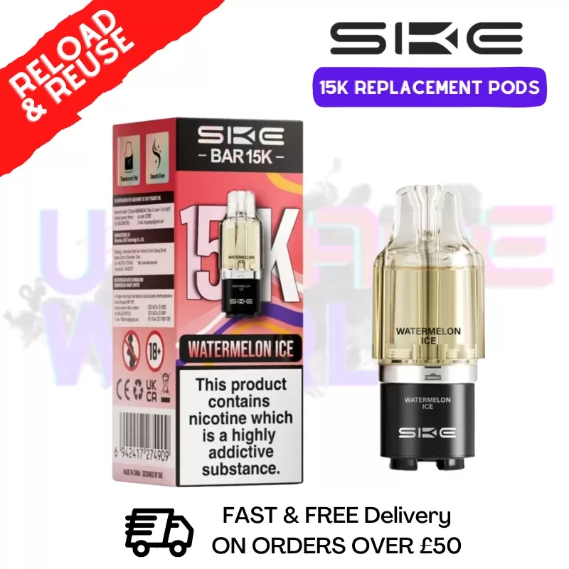 Watermelon Ice SKE 15K Replacement POD – £6.99