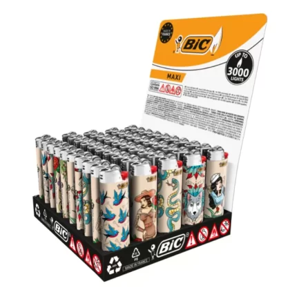 Zapalniczka BIC Maxi Style ( opakowanie 50szt. )