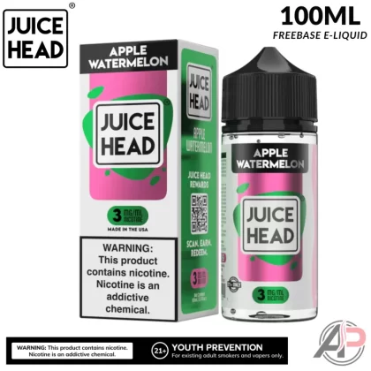 Juice Head Apple Watermelon E-Liquid 100mL - Vape Product, Vape Product (A4BFC6)