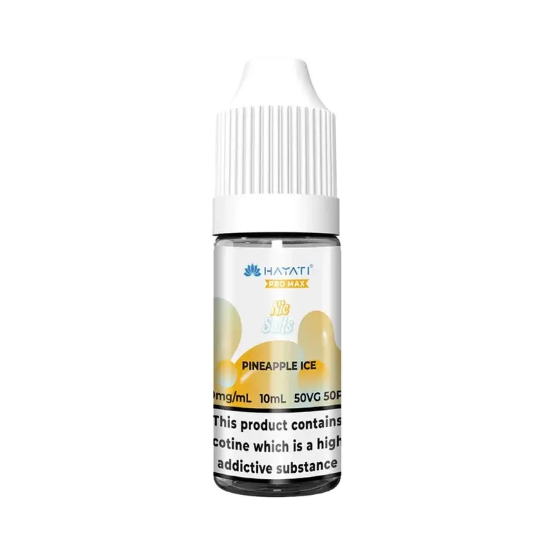 Hayati Pro Max Pineapple Ice Nic Salt E Liquid - Nicotine Strength#20mg>10mg