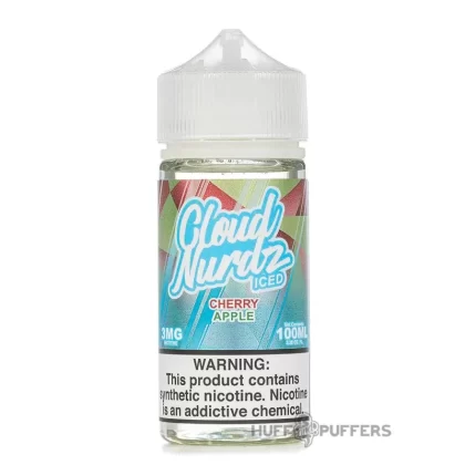 Cloud Nurdz – Iced Cherry Apple 100mL - Nicotine Strength#0mg>3mg>6mg