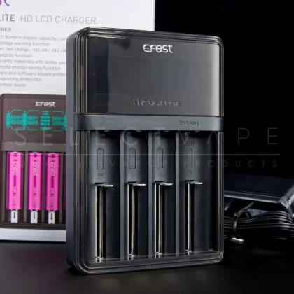 Efest Luc V4 Elite Charger - Eliquidsupply