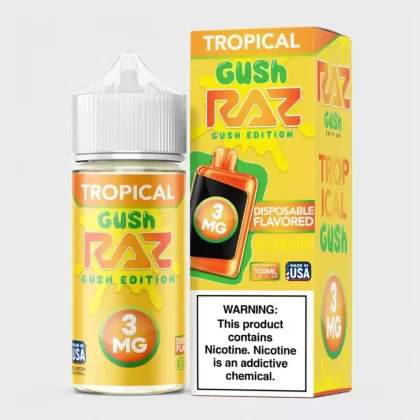 Tropical GUSH – Pod Juice x Raz 70VG Cloud Chaser E-Liquid