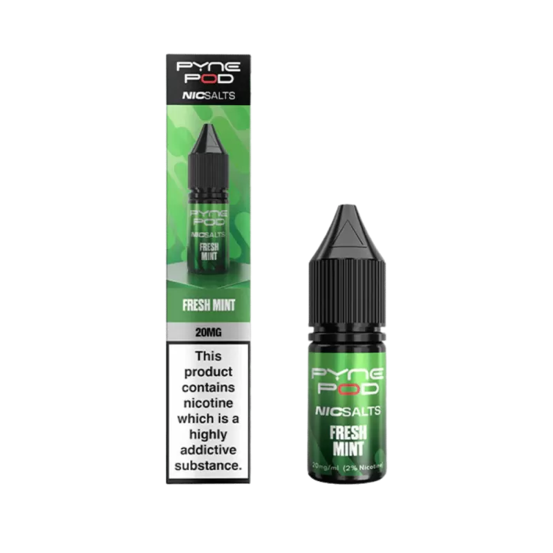 Pyne Pod Nic Salt Fresh Mint E-Liquid - 10mg