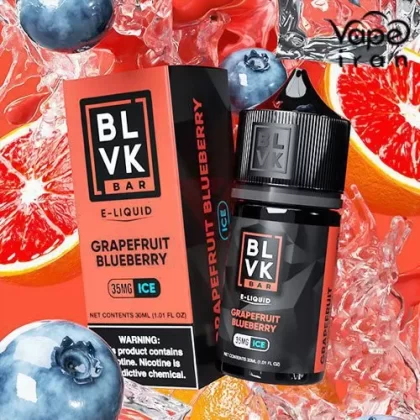 BLVK Grapefruit Blueberry ice