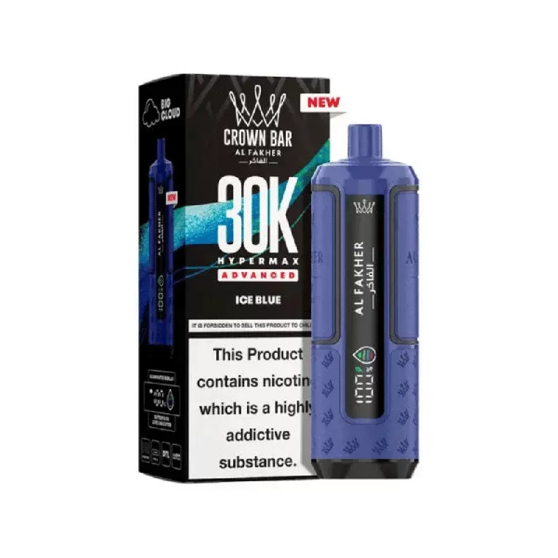 Al Fakher 30K Hypermax Prefilled Pod Kit Ice Blue - Strength#20mg (DB5633)