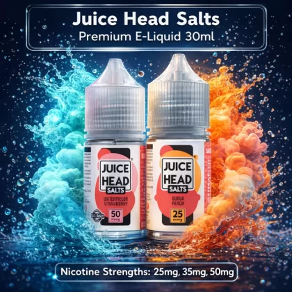 Juice Head Salts Premium E-Liquid 30ml - Arctic Menthol / 25mg - Vapeciga