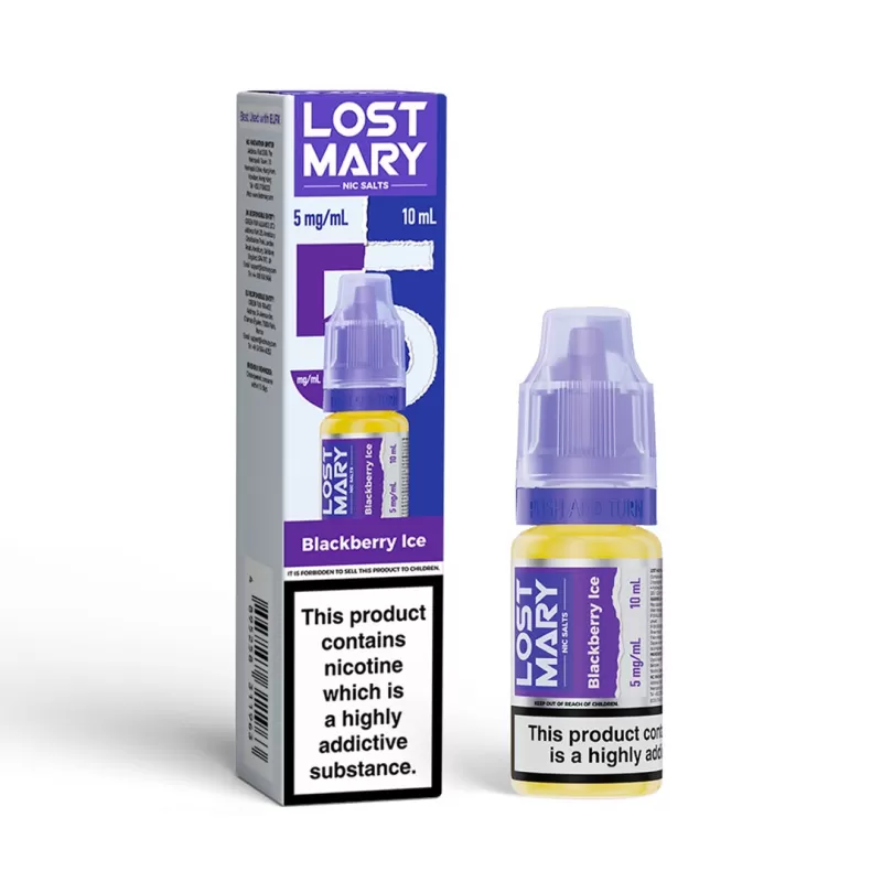 Lost Mary Nic Salt E-liquid 5mg - Blueberry Cherry Cranberry - Image 3