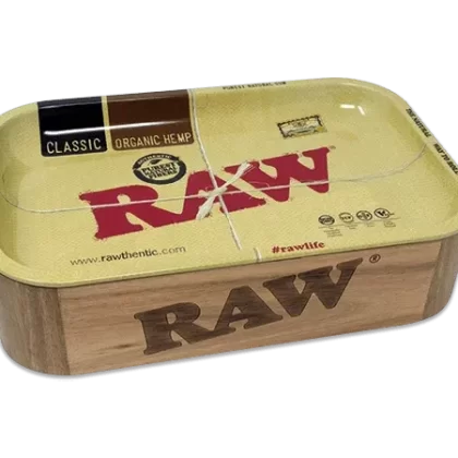Raw Wood Cache Box w/ Tray – Mini - Vape Store