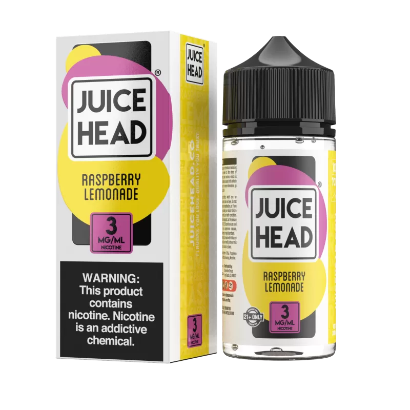 Juice Head - Raspberry Lemonade - 100ML E-Liquid - 0MG