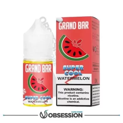 Watermelon Super Cool Salt 30ml | Grand Bar Premium Liquid