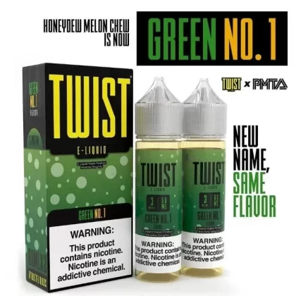 Green No. 1 (Honeydew Melon Chew) E-Liquid by Twist E-Liquid - Size#120ml~Nicotine#0MG>3MG>6MG