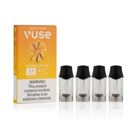 Golden Tobacco – Vuse Alto Pods 5 PC – 5% Nic - Ejuicewarehouse
