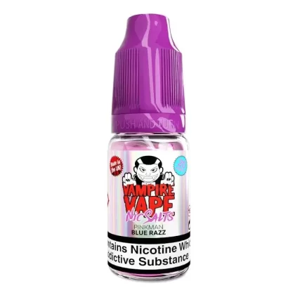 Pinkman Blue Razz By Vampire Vape Nic Salt 10ml - Nicotine Strength#10mg (Salt)>20mg (Salt)