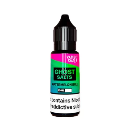 Vapes Bars Ghost Salts Watermelon Bull Nic Salt - 10 Pack - 20mg